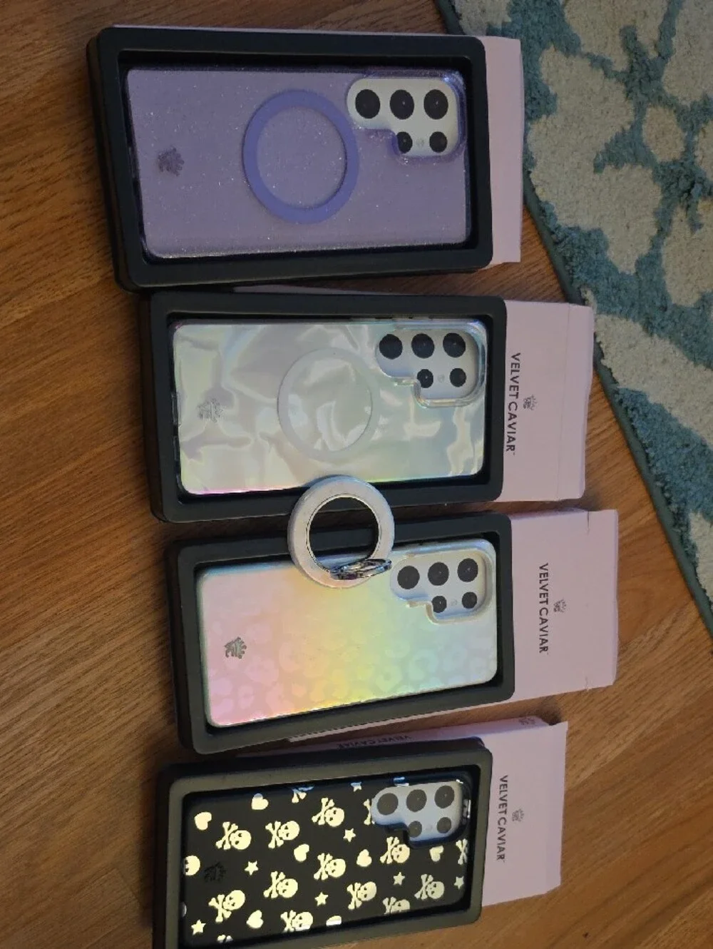 NEW✨️Velvet Caviar Samsung S26 Ultra 4 Cases Holographic Phone Cases with Ring